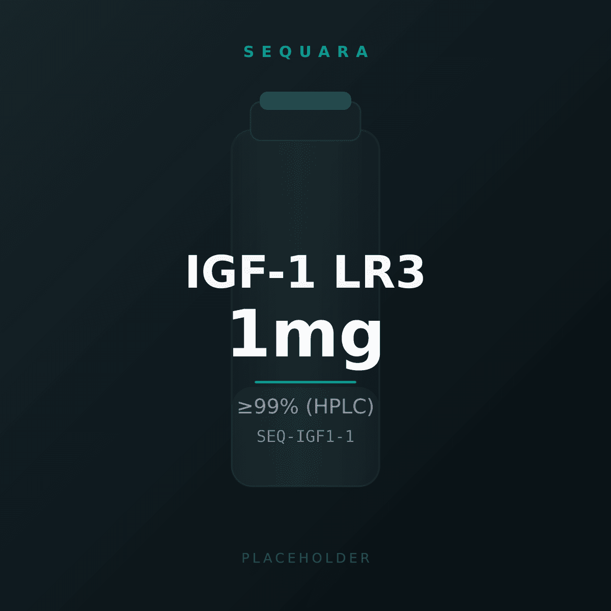 IGF-1 LR3 vial label