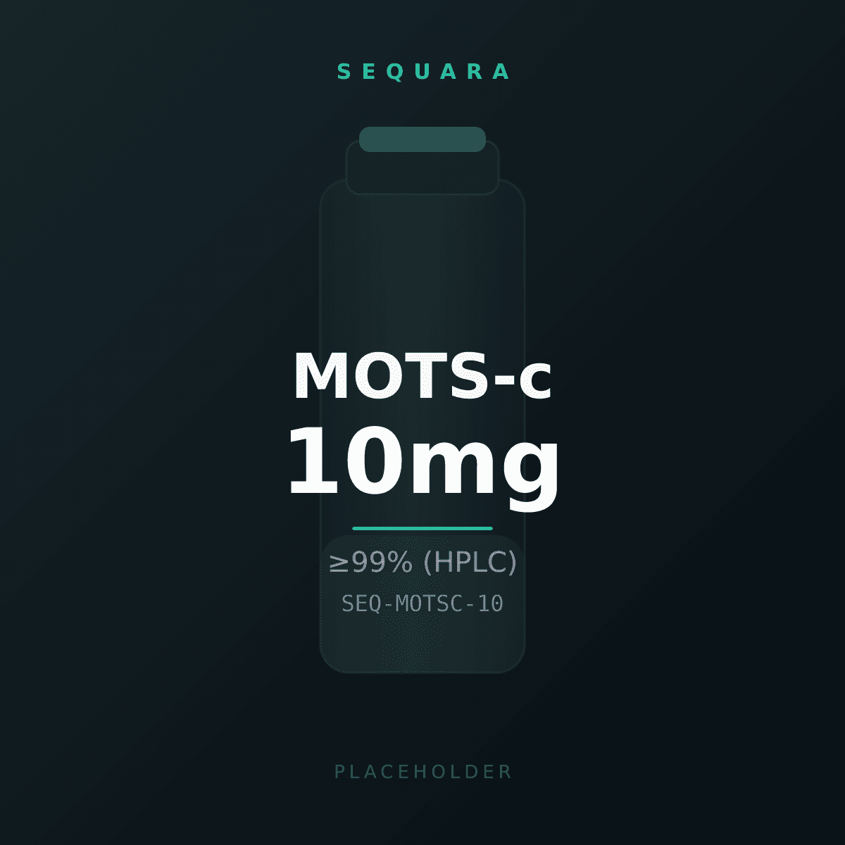 MOTS-c vial label